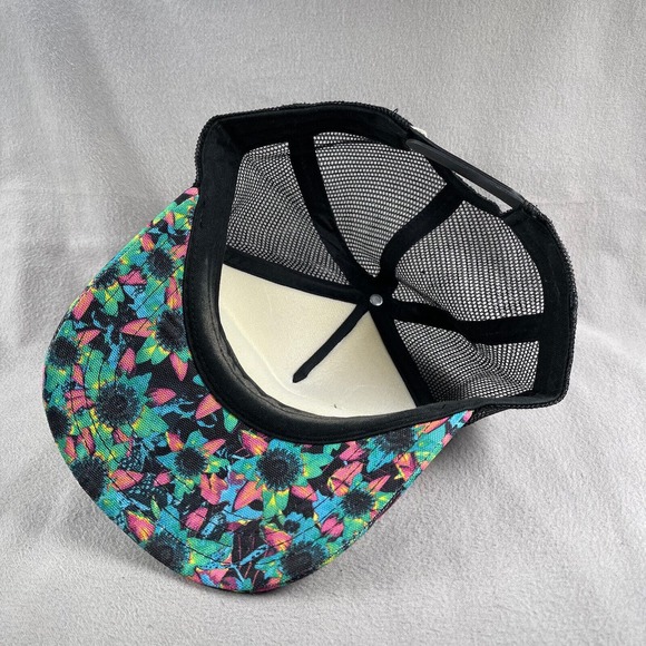 VANS Trucker Hat Womens Multi Color OFF THE WALL Logo Foam Y2K - Picture 8 of 10